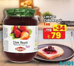 LOKMAN ÇİLEK REÇELİ 1 KG